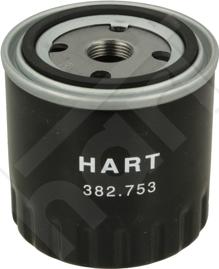 Hart 382 753 - Filtro olio autozon.pro