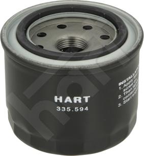 Hart 335 594 - Filtro olio autozon.pro