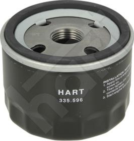 Hart 335 596 - Filtro olio autozon.pro