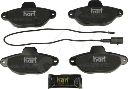 Hart 249 149 - Kit pastiglie freno, Freno a disco autozon.pro