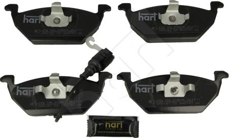 Hart 249 150 - Kit pastiglie freno, Freno a disco autozon.pro