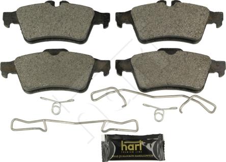 Hart 249 158 - Kit pastiglie freno, Freno a disco autozon.pro