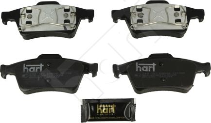 Hart 249 152 - Kit pastiglie freno, Freno a disco autozon.pro