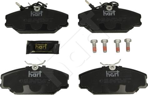 Hart 249 162 - Kit pastiglie freno, Freno a disco autozon.pro