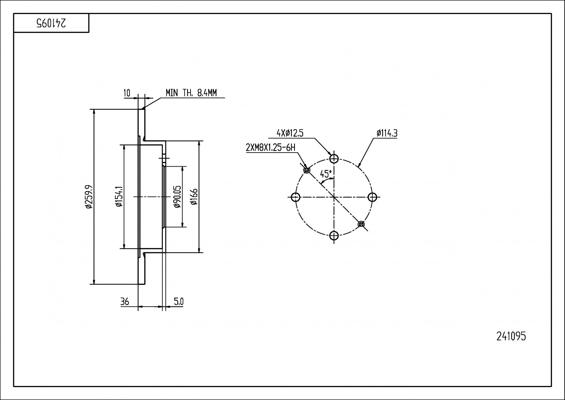 Hart 241 095 - Discofreno autozon.pro