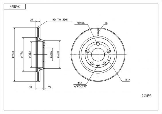 Hart 241 093 - Discofreno autozon.pro