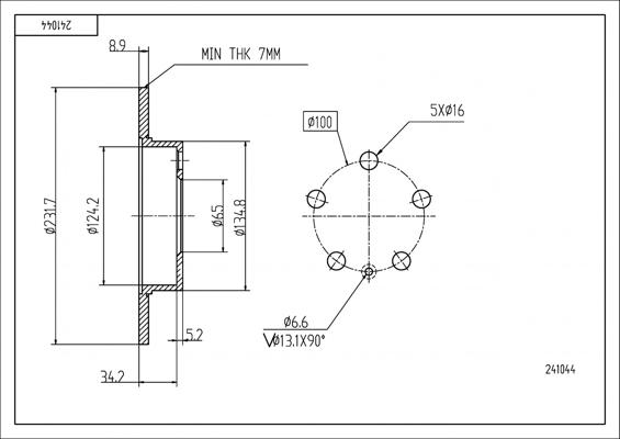 Hart 241 044 - Discofreno autozon.pro