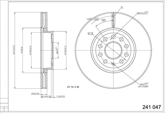 Hart 241 047 - Discofreno autozon.pro