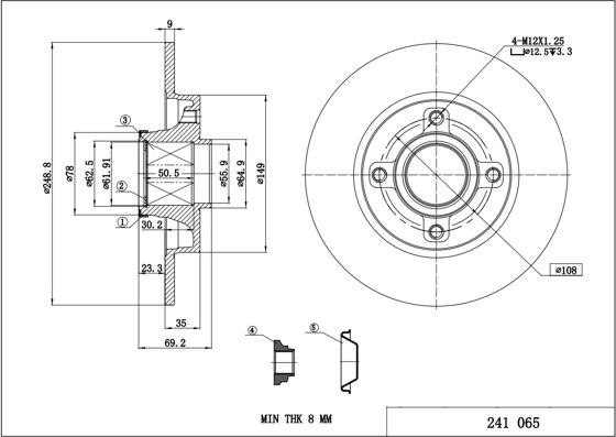 Hart 241 065 - Discofreno autozon.pro