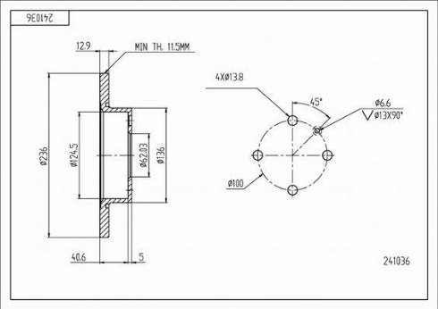 Hart 241 036 - Discofreno autozon.pro