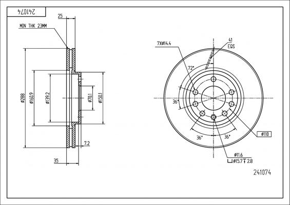 Hart 241 074 - Discofreno autozon.pro