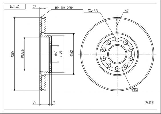 Hart 241 071 - Discofreno autozon.pro