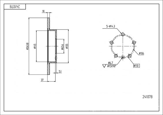 Hart 241 078 - Discofreno autozon.pro