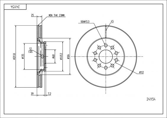 Hart 241 154 - Discofreno autozon.pro