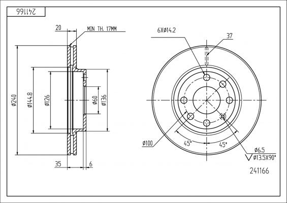 Hart 241 166 - Discofreno autozon.pro