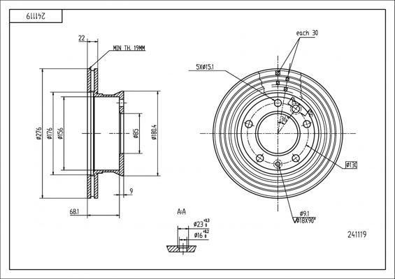 Hart 241 119 - Discofreno autozon.pro