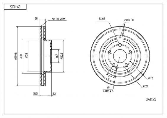 Hart 241 125 - Discofreno autozon.pro