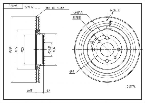 Hart 241 176 - Discofreno autozon.pro