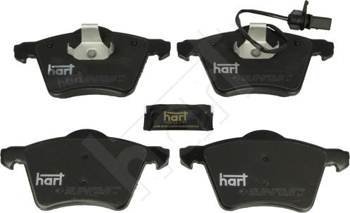 Hart 248 993 - Kit pastiglie freno, Freno a disco autozon.pro