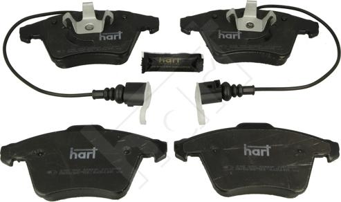 Hart 248 992 - Kit pastiglie freno, Freno a disco autozon.pro