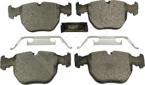 Hart 248 945 - Kit pastiglie freno, Freno a disco autozon.pro