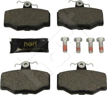 Hart 248 954 - Kit pastiglie freno, Freno a disco autozon.pro