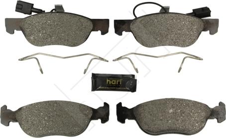 Hart 248 950 - Kit pastiglie freno, Freno a disco autozon.pro