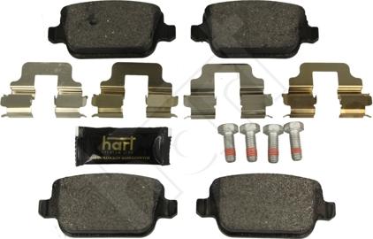 Hart 248 969 - Kit pastiglie freno, Freno a disco autozon.pro