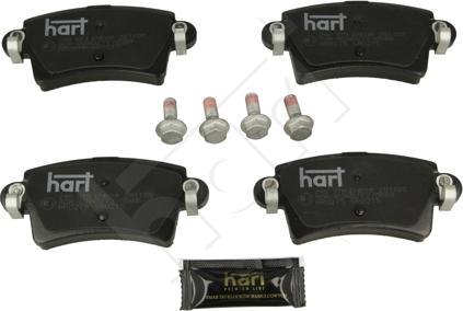 Hart 248 919 - Kit pastiglie freno, Freno a disco autozon.pro