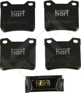 Hart 248 918 - Kit pastiglie freno, Freno a disco autozon.pro