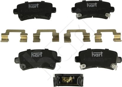 Hart 248 978 - Kit pastiglie freno, Freno a disco autozon.pro