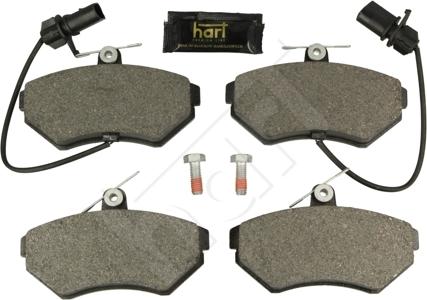 Hart 248 894 - Kit pastiglie freno, Freno a disco autozon.pro