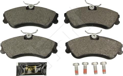 Hart 248 859 - Kit pastiglie freno, Freno a disco autozon.pro