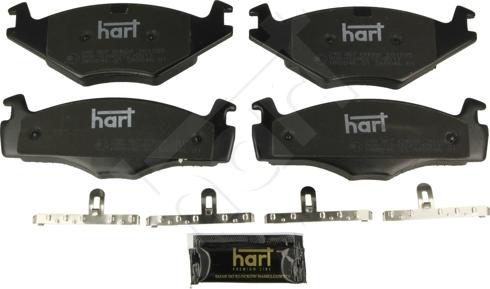 Hart 248 867 - Kit pastiglie freno, Freno a disco autozon.pro