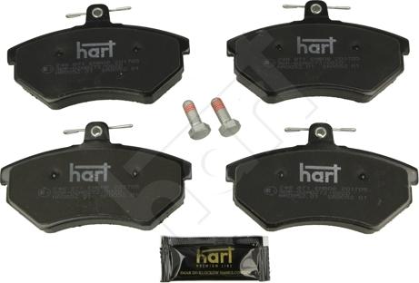 Hart 248 871 - Kit pastiglie freno, Freno a disco autozon.pro