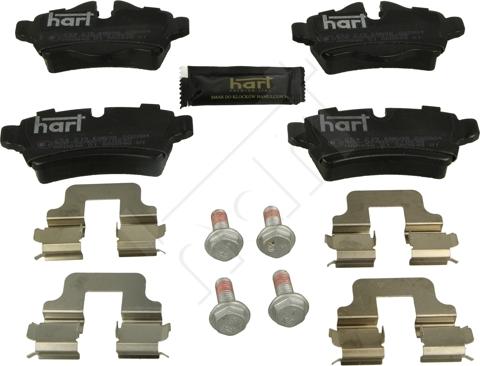 Hart 254 219 - Kit pastiglie freno, Freno a disco autozon.pro