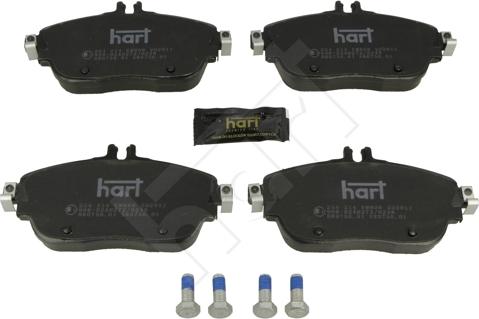 Hart 254 214 - Kit pastiglie freno, Freno a disco autozon.pro