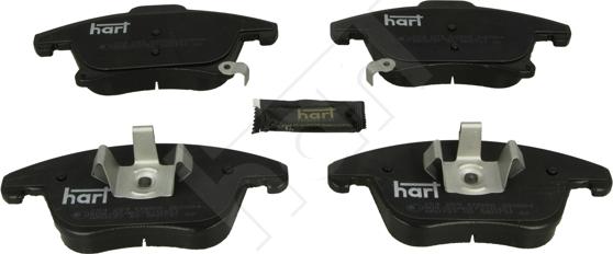 Hart 254 289 - Kit pastiglie freno, Freno a disco autozon.pro