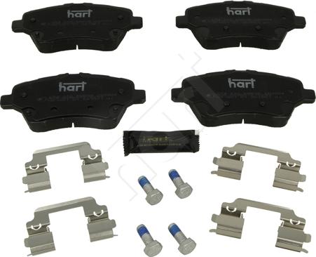 Hart 254 220 - Kit pastiglie freno, Freno a disco autozon.pro