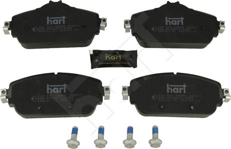 Hart 256 944 - Kit pastiglie freno, Freno a disco autozon.pro