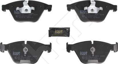 Hart 256 955 - Kit pastiglie freno, Freno a disco autozon.pro