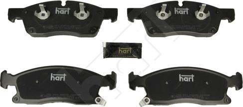 Hart 256 953 - Kit pastiglie freno, Freno a disco autozon.pro