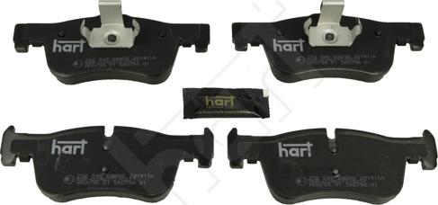 Hart 256 548 - Kit pastiglie freno, Freno a disco autozon.pro