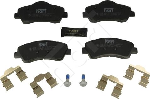 Hart 256 542 - Kit pastiglie freno, Freno a disco autozon.pro