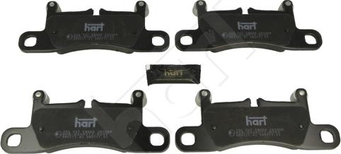 Hart 256 547 - Kit pastiglie freno, Freno a disco autozon.pro