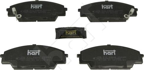 Hart 256 513 - Kit pastiglie freno, Freno a disco autozon.pro