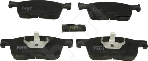 Hart 256 517 - Kit pastiglie freno, Freno a disco autozon.pro