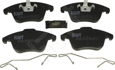 Hart 256 529 - Kit pastiglie freno, Freno a disco autozon.pro