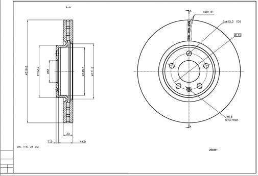 Hart 250 331 - Discofreno autozon.pro