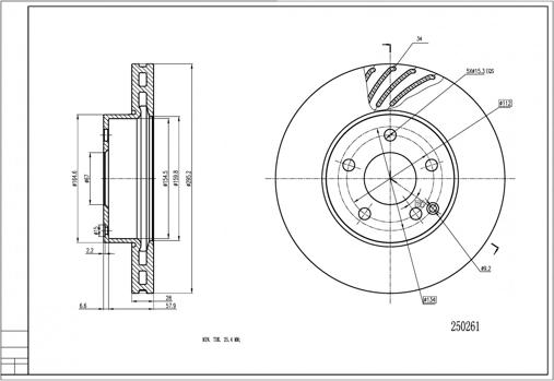 Hart 250 261 - Discofreno autozon.pro